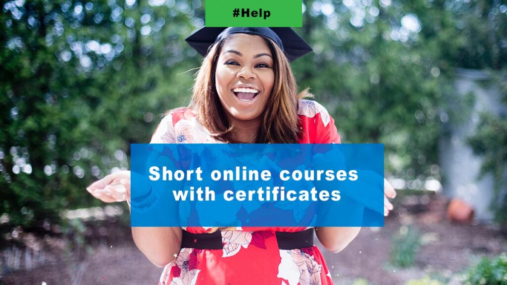 Short online courses with certificates
