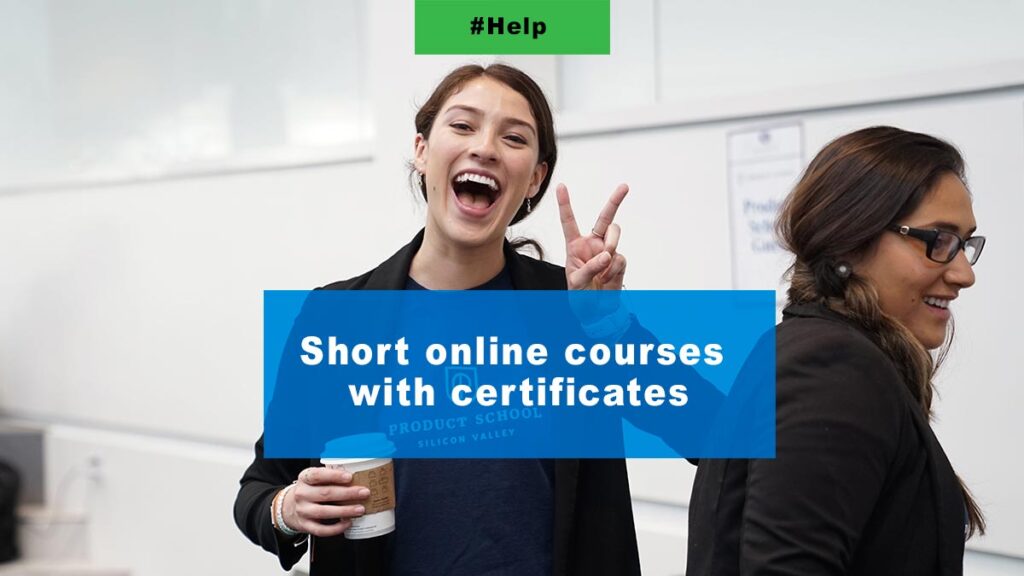 Short online courses with certificates