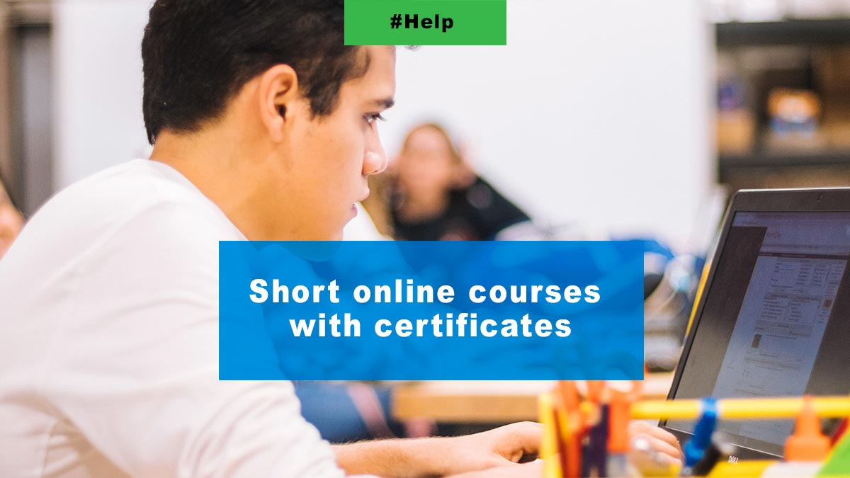 Short online courses with certificate