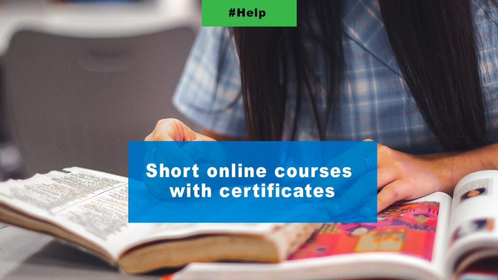Short online courses with certificate