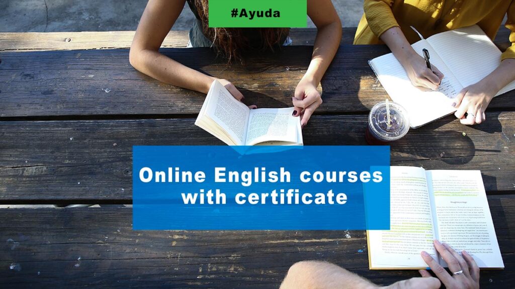 Online English courses with certificate